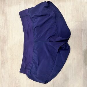 Lululemon Athletica Women's Athletic Shorts - Dark Purple